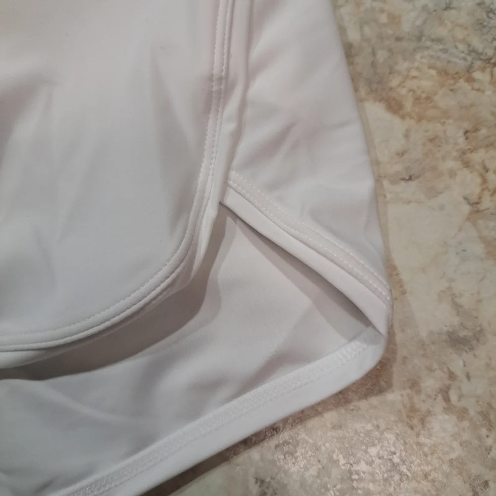 Relleciga Ladies Swimming Trunks White Size L NWT $99.99